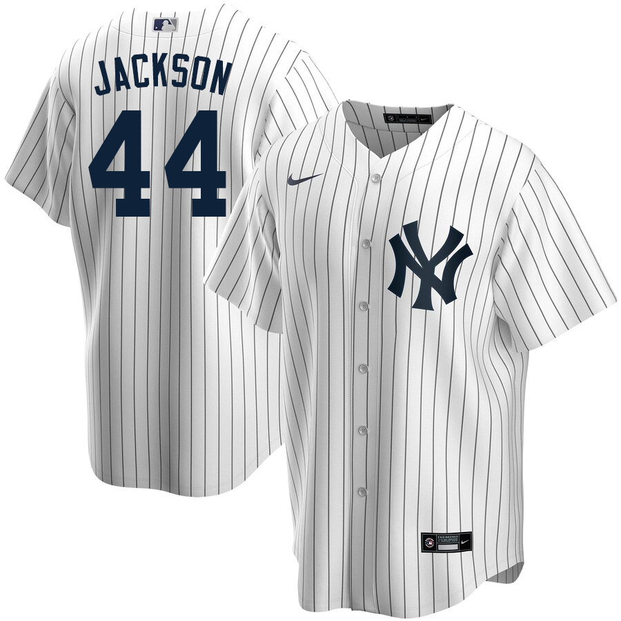 2020 Nike Men #44 Reggie Jackson New York Yankees Baseball Jerseys Sale-White